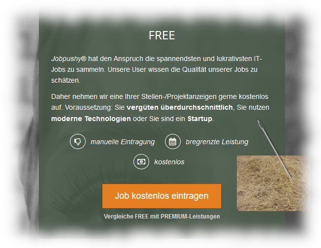 [Die besten IT-Jobs -- Gratis, aber nicht umsonst]